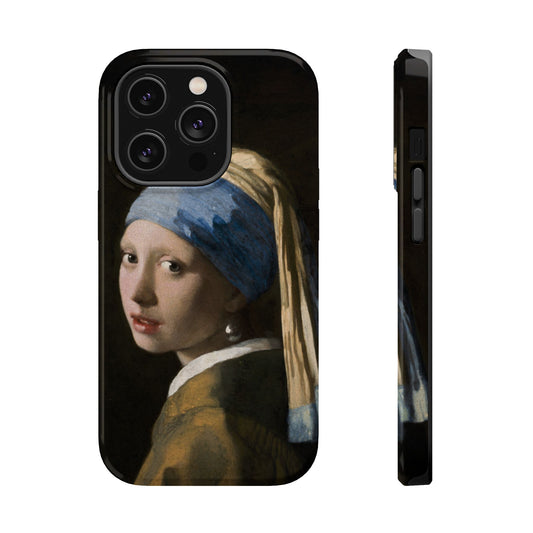 Girl with a Pearl Earring by Johannes Vermeer - Magnetic iPhone Tough Case