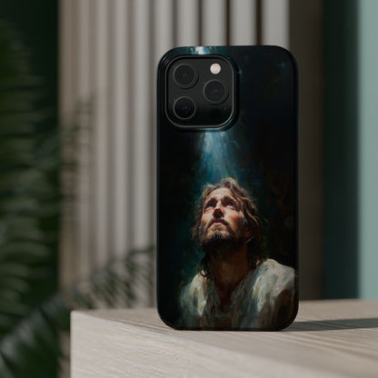 Jesus Praying in the Garden of Gethsemane – Magnetic iPhone Tough Case