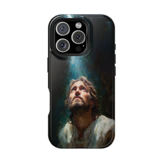 Jesus Praying in the Garden of Gethsemane – Magnetic iPhone Tough Case