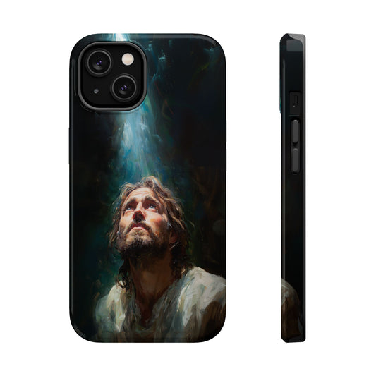 Jesus Praying in the Garden of Gethsemane – Magnetic iPhone Tough Case