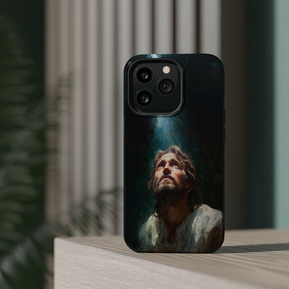 Jesus Praying in the Garden of Gethsemane – Magnetic iPhone Tough Case